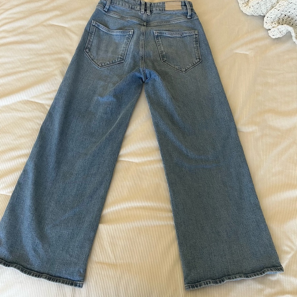 PAIGE Anessa High Rise Wide Leg Ankle Jeans - Picture 3 of 5